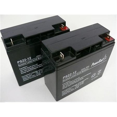 POWERSTAR PowerStar PS12-22-2Pack2 PS12-22 12V 22Ah DieHard Platinum 1150 Portable Power JumpStart Battery; Pack - 2 PS12-22-2Pack2